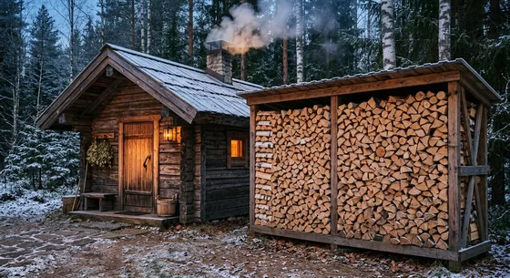 Укладка дров в Лукине, проезд Производственная, 11
